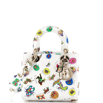 Christian Dior My ABCDior Lady Dior Bag Printed Leather Small