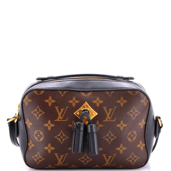 Louis Vuitton Saintonge Handbag Monogram Canvas with Leather