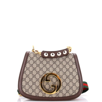 Gucci Blondie NM Top Handle Bag GG Coated Canvas Medium
