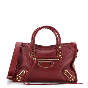 Balenciaga City Classic Metallic Edge Bag Leather Small