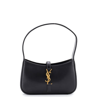 Saint Laurent Le 5 a 7 Hobo Leather Mini