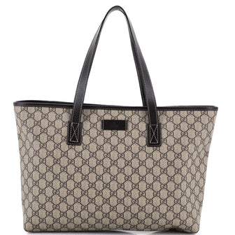 Gucci Plus Tote GG Coated Canvas with Leather Medium