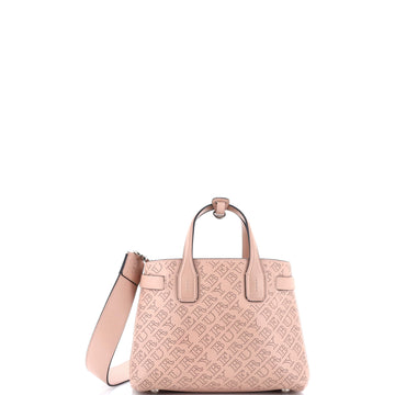 Burberry Banner NM Tote Perforated Leather Small