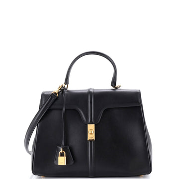 Celine 16 Top Handle Bag Grained Calfskin Medium