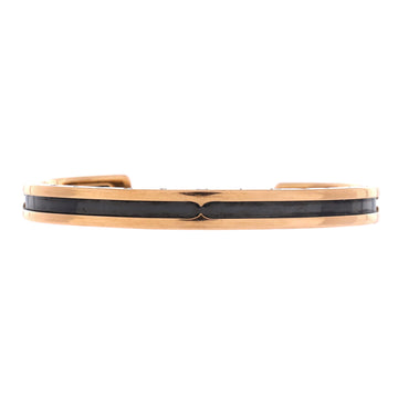 Bvlgari B.Zero1 Cuff Bracelet 18K Rose Gold and Coated Stainless Steel