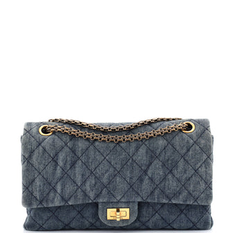 Chanel Reissue 2.55 Flap Bag Quilted Denim 226