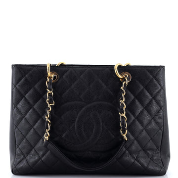 Chanel Grand Shopping Tote Quilted Caviar