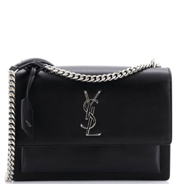 Saint Laurent Sunset Crossbody Bag Leather Medium