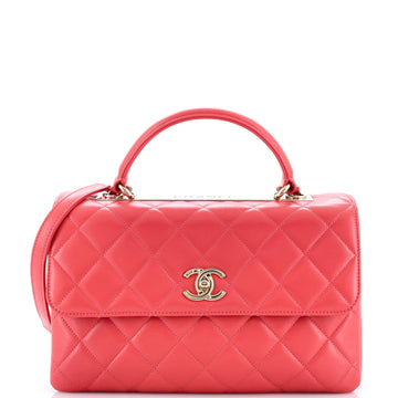 Chanel Trendy CC Top Handle Bag Quilted Lambskin Medium