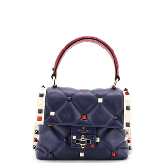 Valentino Garavani Candystud Top Handle Bag Leather Mini