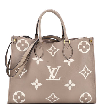 Louis Vuitton OnTheGo Tote Bicolor Monogram Empreinte Giant MM