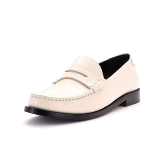 Saint Laurent Women's Le Monogram Penny Loafers Leather