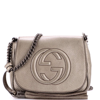Gucci Soho Chain Crossbody Bag Leather Small