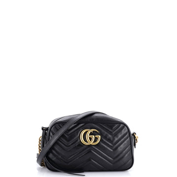 Gucci GG Marmont Shoulder Bag Matelasse Leather Small