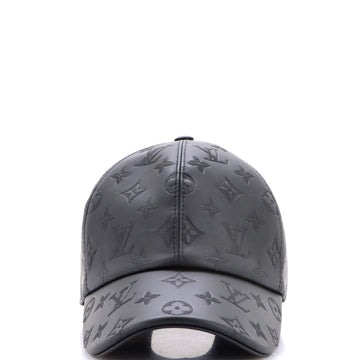 Louis Vuitton Baseball Cap Monogram Shadow Leather