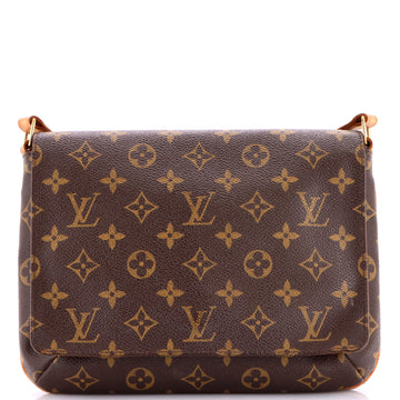 Louis Vuitton Musette Tango Handbag Monogram Canvas