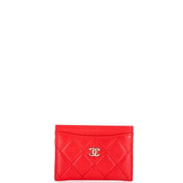 Chanel Classic Card Holder Quilted Caviar