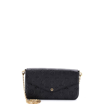 Louis Vuitton Felicie Pochette Monogram Empreinte Leather