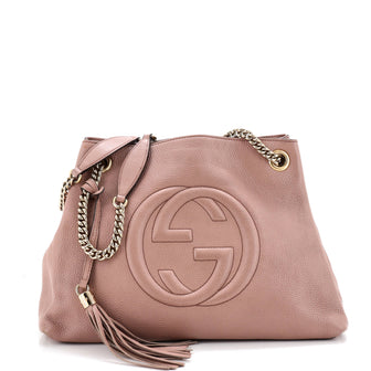 Gucci Soho Chain Strap Shoulder Bag Leather Medium