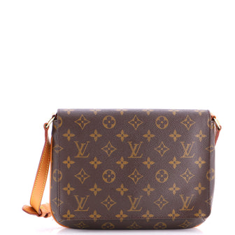 Louis Vuitton Musette Tango Handbag Monogram Canvas
