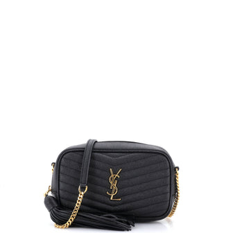 Saint Laurent Lou Camera Bag Matelasse Chevron Leather Mini