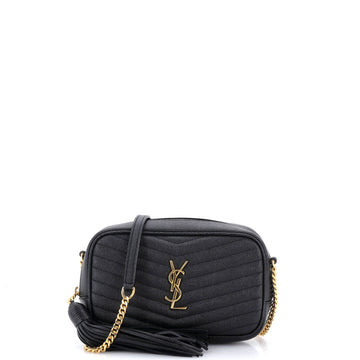 Saint Laurent Lou Camera Bag Matelasse Chevron Leather Mini