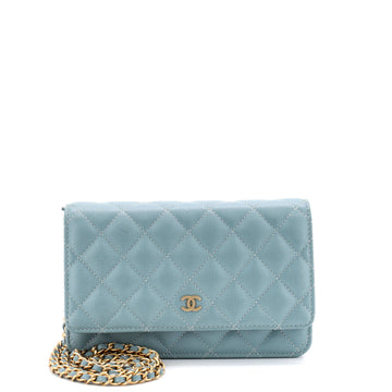 Chanel Wallet on Chain Quilted Iridescent Caviar