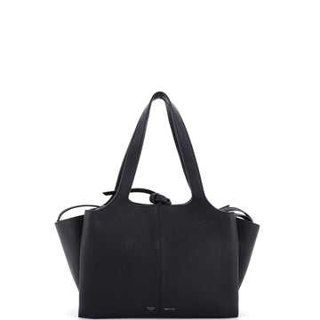 Celine Tri-Fold Shoulder Bag Grained Calfskin Small