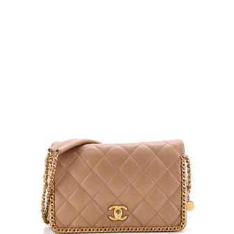 Chanel Chain Around Multi Chain Full Flap Bag Quilted Caviar Medium