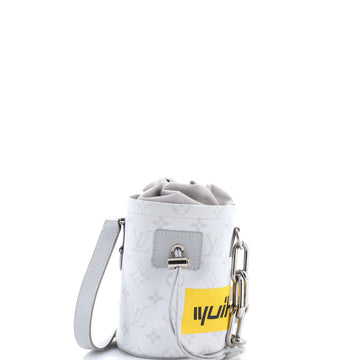 Louis Vuitton Chalk Nano Bag Limited Edition Logo Story Monogram Canvas