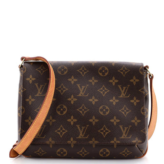 Louis Vuitton Musette Tango Handbag Monogram Canvas