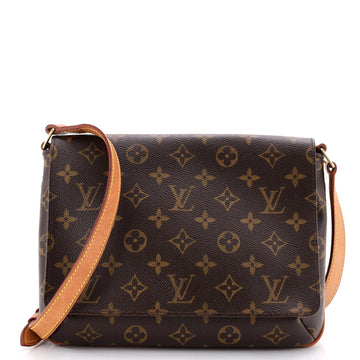 Louis Vuitton Musette Tango Handbag Monogram Canvas