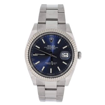 Rolex Oyster Perpetual Datejust Automatic Watch Stainless Steel and White Gold 41