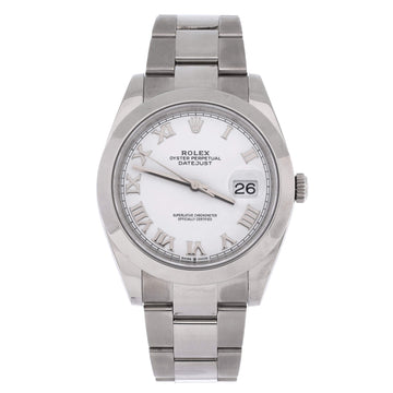 Rolex Oyster Perpetual Datejust Automatic Watch Stainless Steel 41