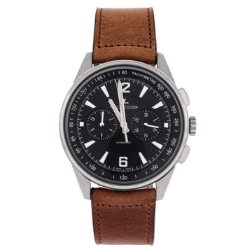 Jaeger-LeCoultre Polaris Chronograph Automatic Watch Stainless Steel and Leather 42