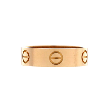 Cartier Love Band Ring 18K Yellow Gold