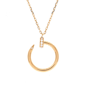 Cartier Juste un Clou Pendant Necklace 18K Yellow Gold with Diamonds