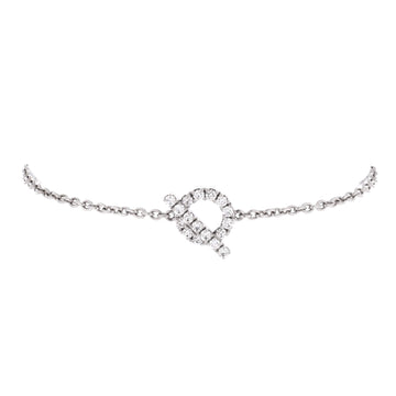 Hermes Finesse Bracelet 18K White Gold and Diamonds