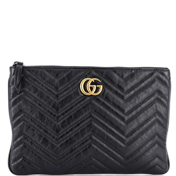 Gucci GG Marmont Clutch Matelasse Leather