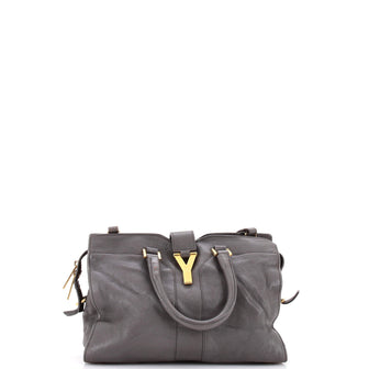 Saint Laurent Chyc Cabas Tote Leather Small