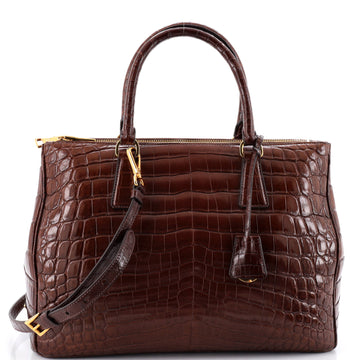 Prada Gardener's Tote Crocodile Medium