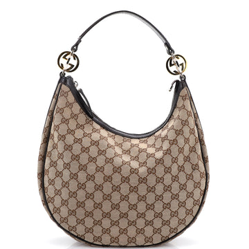 Gucci Twins Hobo GG Canvas Medium