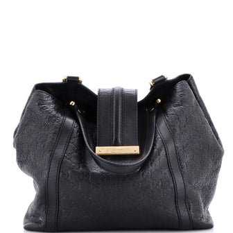 Gucci New Ladies Web Hobo Guccissima Leather Medium