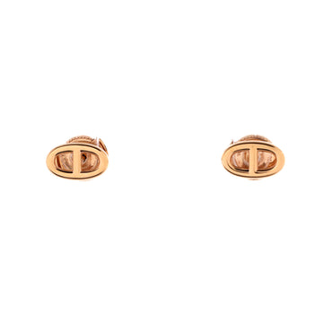 Hermes Farandole Stud Earrings 18K Rose Gold Very Small