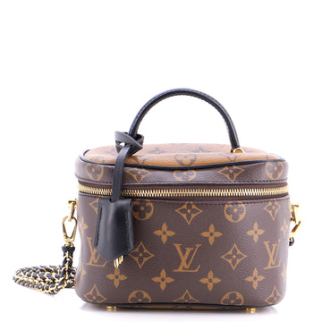 Louis Vuitton Vanity Handbag Reverse Monogram Canvas PM