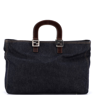 Fendi Vintage Open Tote Denim Large