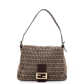 Fendi Mama Forever Bag Zucchino Canvas