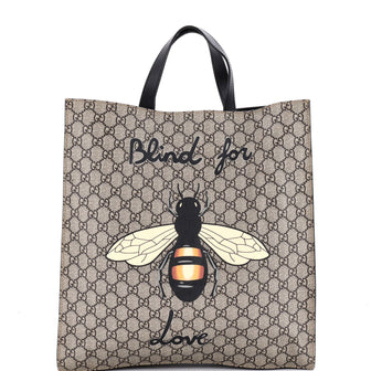 Gucci Convertible Soft Open Tote Printed GG Coated Canvas Tall