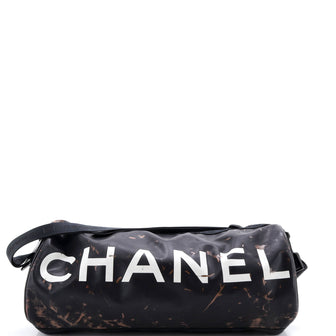 Chanel Sport Line Duffle Bag Printed Rubberized Leather Large