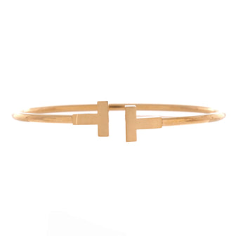 Tiffany & Co. T Wire Bracelet 18K Rose Gold